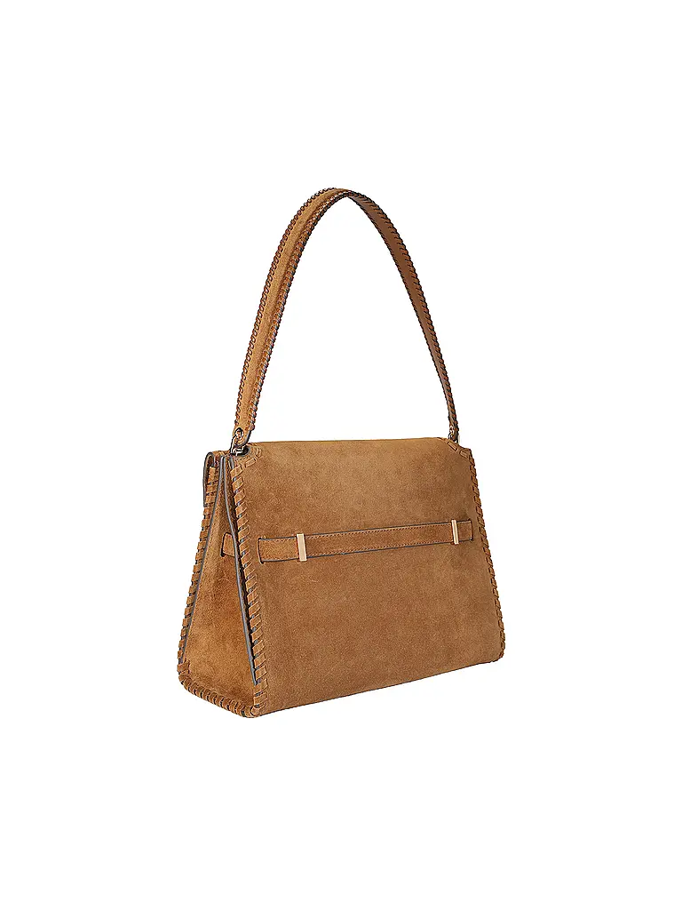 TORY BURCH | Sac en cuir - Sac bandoulière LEE RADZIWILL Large | Camel
