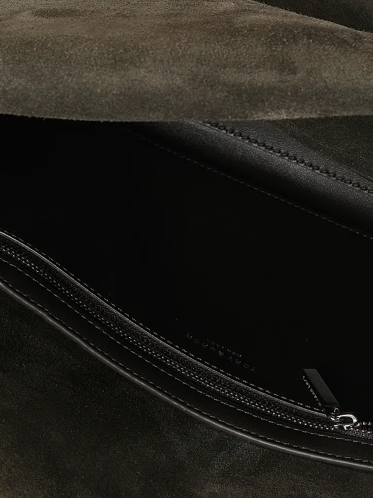 TORY BURCH | Sac en cuir - Sac bandoulière LEE RADZIWILL Large | Vert foncé