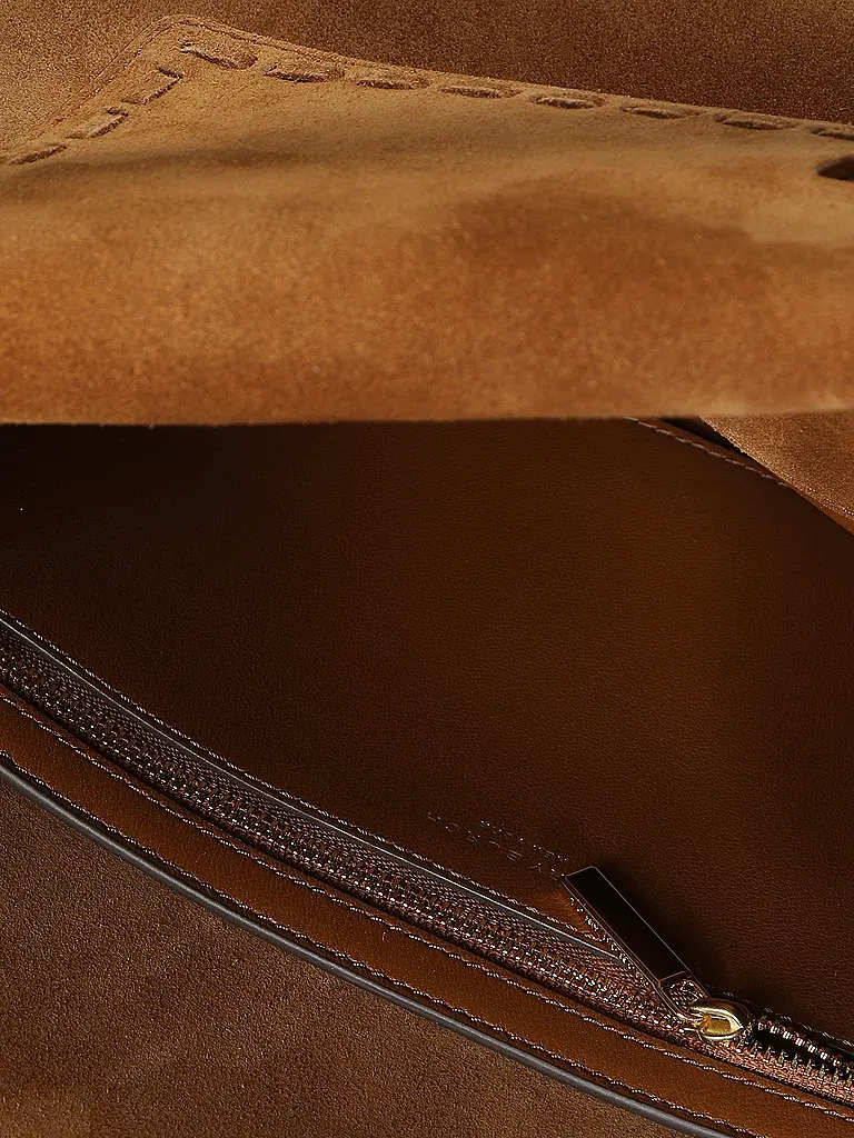 TORY BURCH | Sac en cuir - Sac bandoulière LEE RADZIWILL Large | Camel