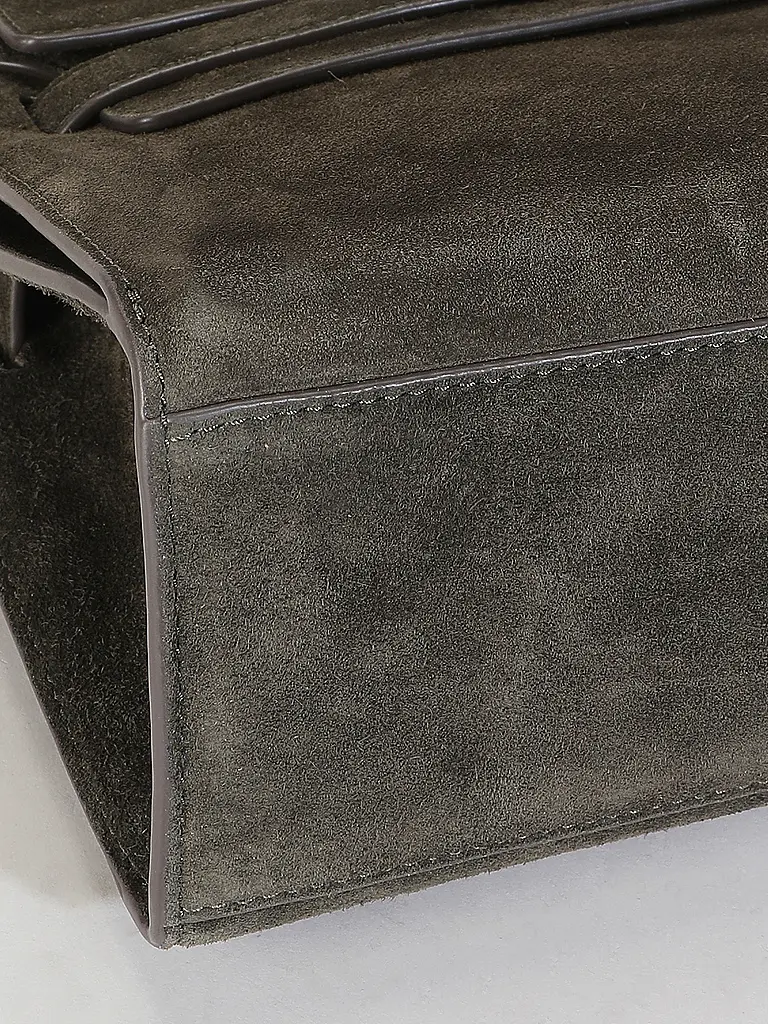 TORY BURCH | Sac en cuir - Sac bandoulière LEE RADZIWILL Large | Vert foncé