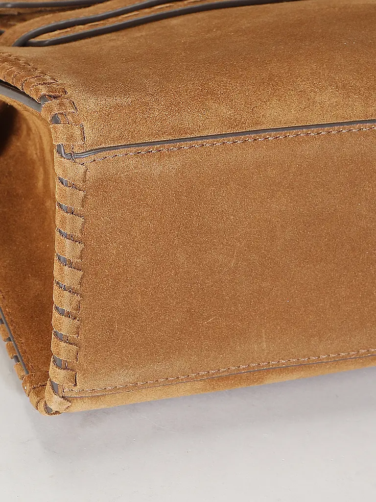 TORY BURCH | Sac en cuir - Sac bandoulière LEE RADZIWILL Large | Camel