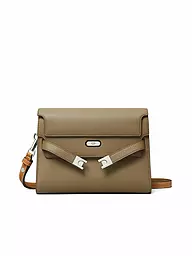TORY BURCH | Sac en cuir - Sac bandoulière LEE SHOULDER BAG | Gris