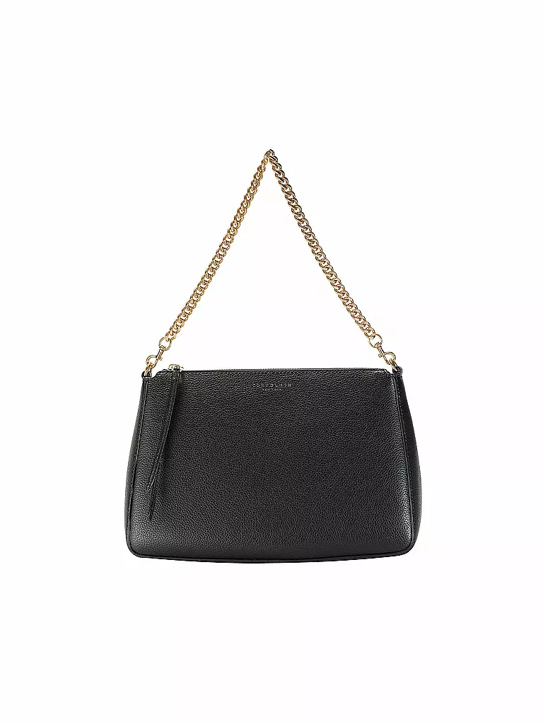TORY BURCH | Sac en cuir - Sac bandoulière PERRY | schwarz