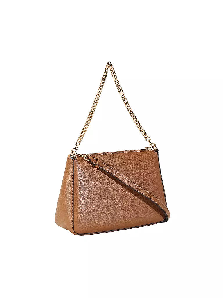 TORY BURCH | Sac en cuir - Sac bandoulière PERRY | hellbraun