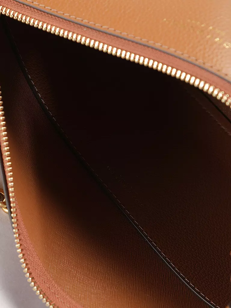 TORY BURCH | Sac en cuir - Sac bandoulière PERRY | hellbraun