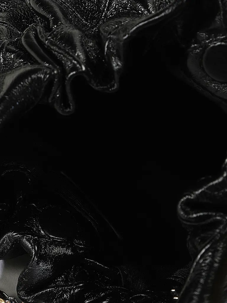 TORY BURCH | Sac en cuir - Sac Hobo FLEMING Mini | Noir