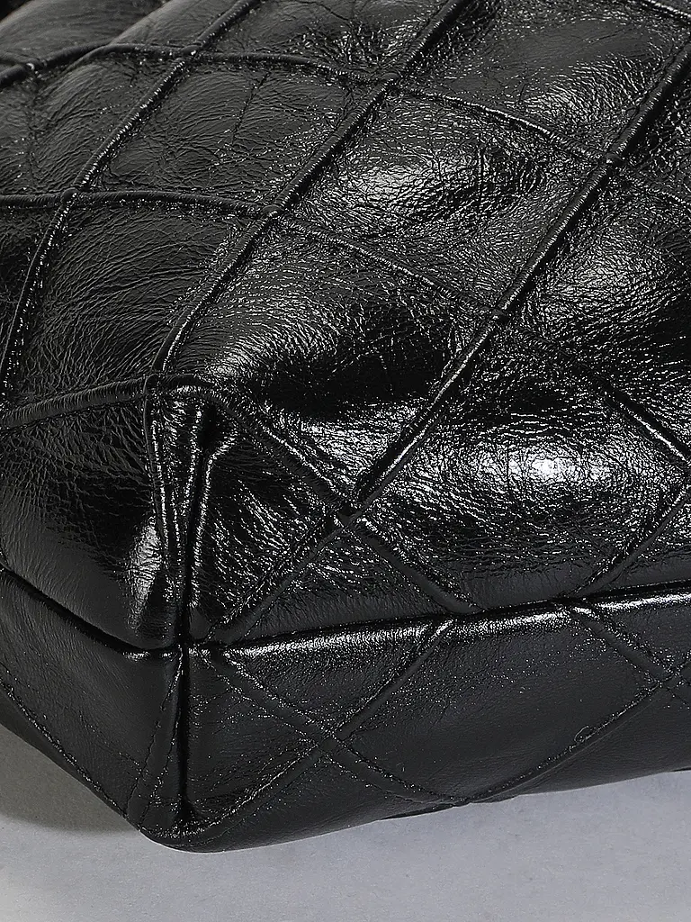 TORY BURCH | Sac en cuir - Sac Hobo FLEMING Mini | Noir