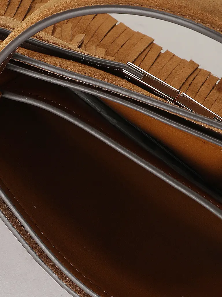 TORY BURCH | Sac en cuir - Sac porté main LEE RADZIWILL | Camel