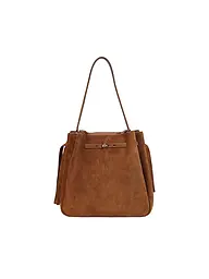 TORY BURCH | Sac en cuir - Sac seau ROMY Large | Marron