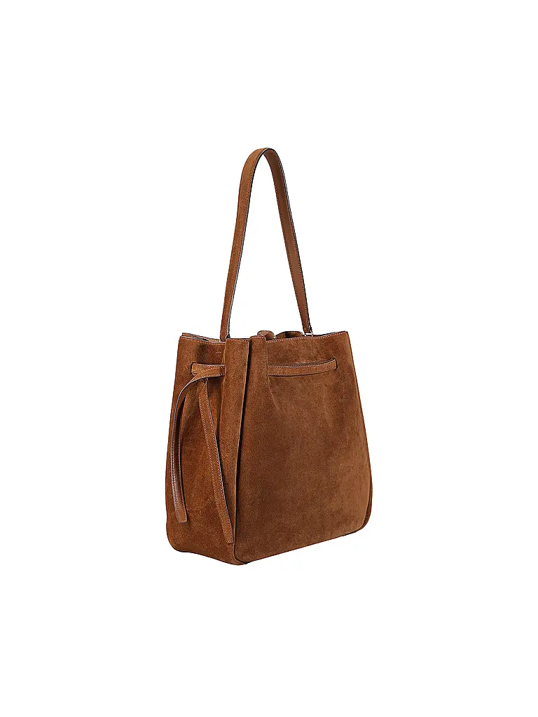 TORY BURCH | Sac en cuir - Sac seau ROMY Large | Marron