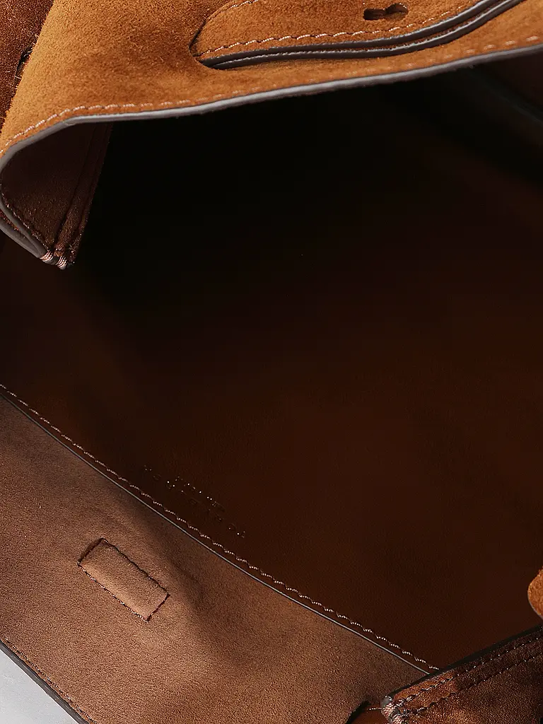 TORY BURCH | Sac en cuir - Sac seau ROMY Large | Marron