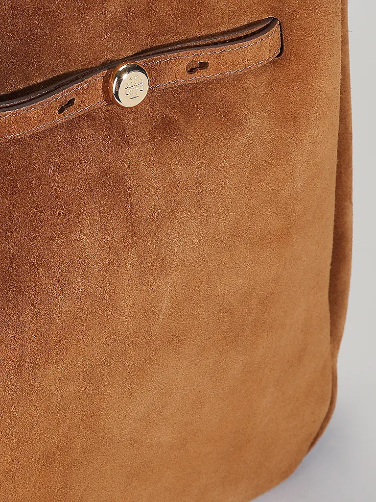 TORY BURCH | Sac en cuir - Sac seau ROMY Large | Marron