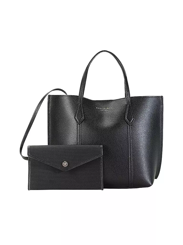 TORY BURCH | Sac en cuir - Shopper PERRY SMALL TOTE | Noir