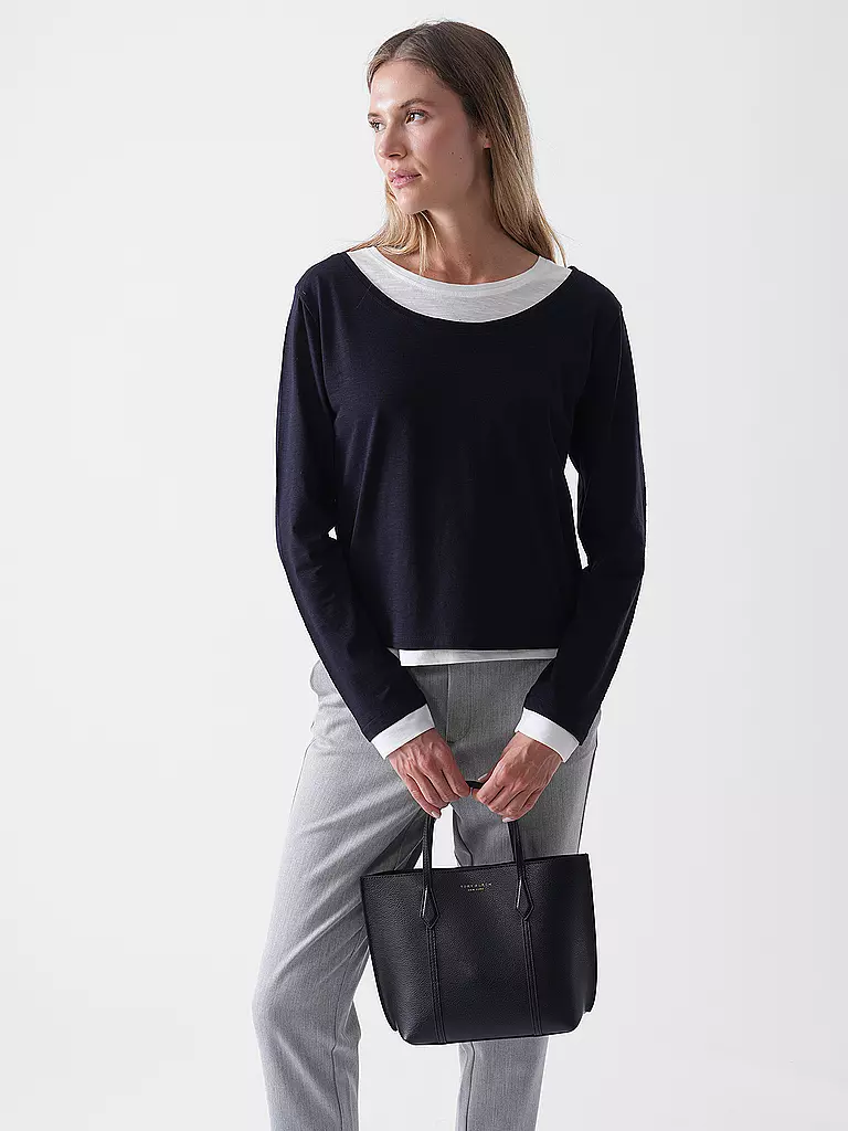 TORY BURCH | Sac en cuir - Shopper PERRY SMALL TOTE | Noir