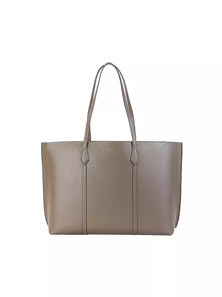 TORY BURCH | Sac en cuir - Shopper PERRY | hellbraun