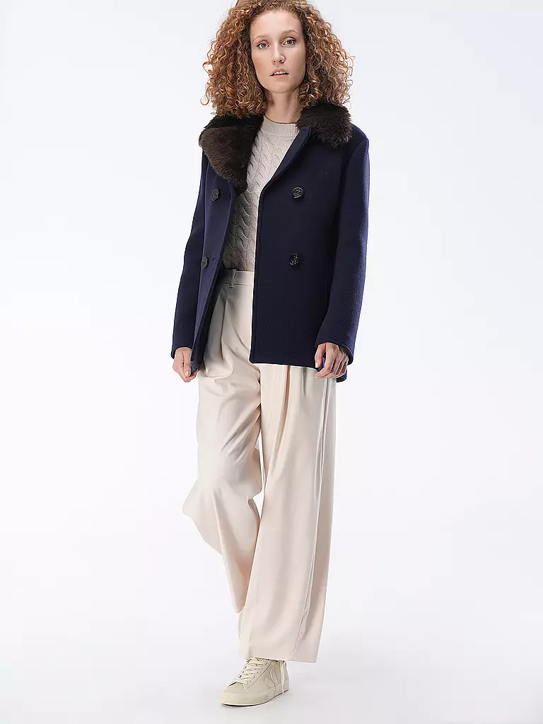 TORY BURCH | Veste en laine | dunkelblau