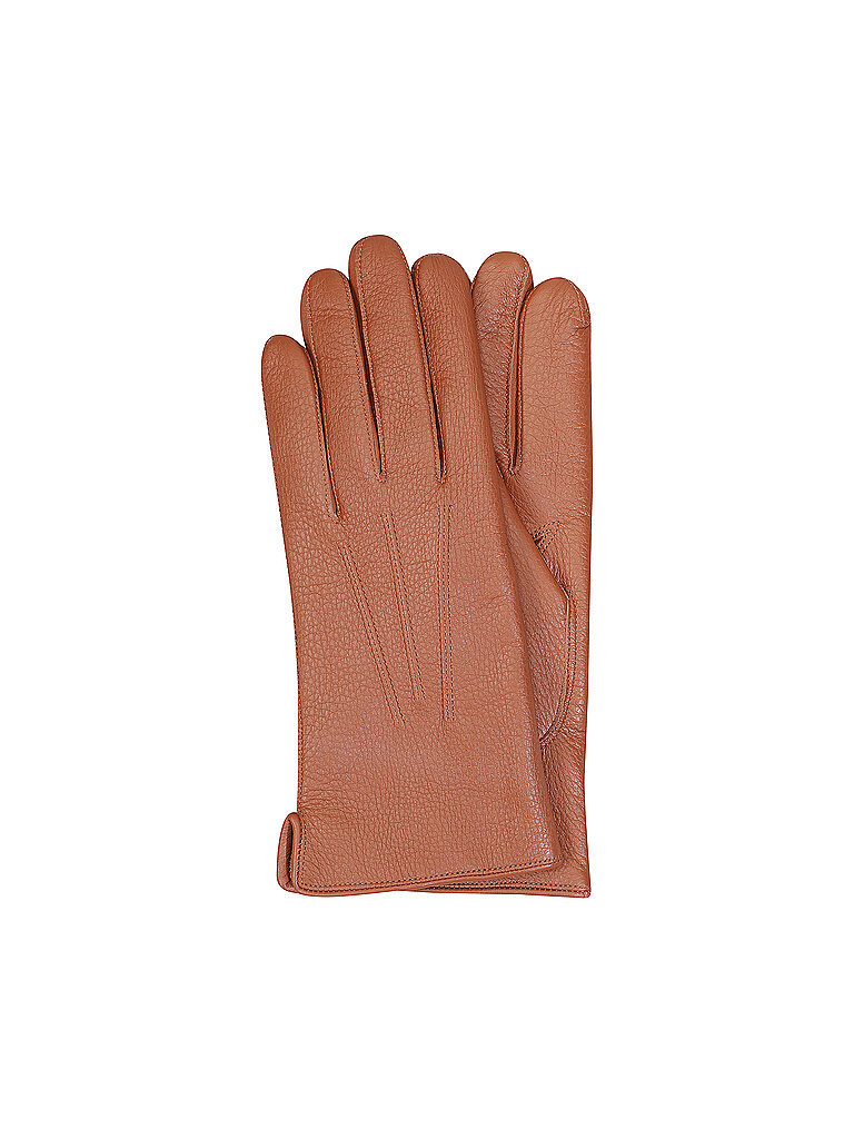 Gants en cuir marron 9,5