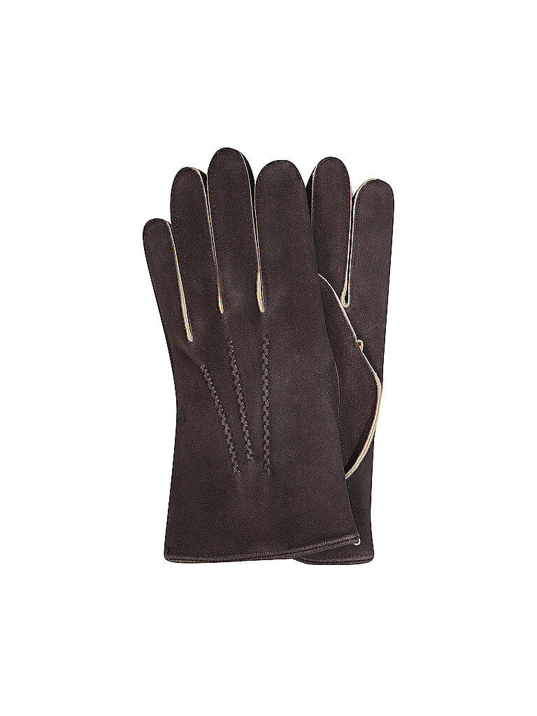 Gants en cuir marron 9,5