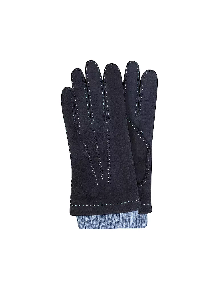 TR-HANDSCHUHE | Gants en cuir | Bleu foncé