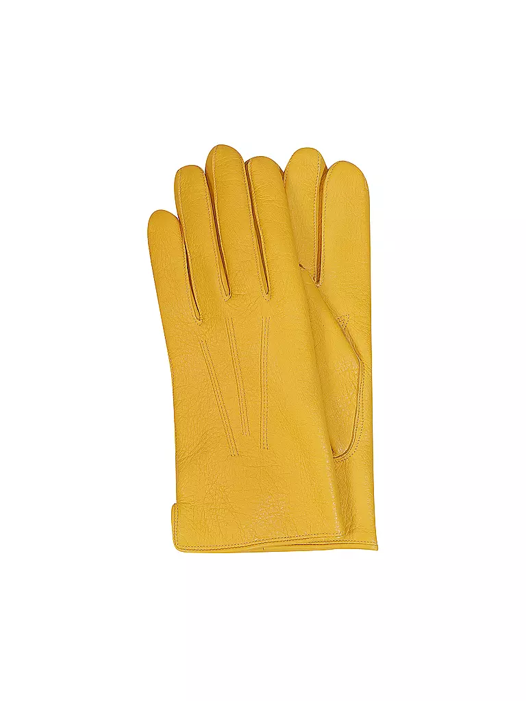 TR-HANDSCHUHE | Gants en cuir | Jaune