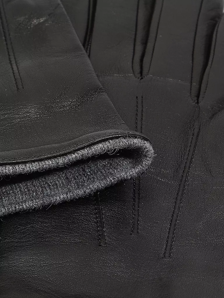 TR-HANDSCHUHE | Gants en cuir | Noir