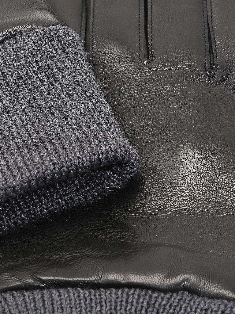 TR-HANDSCHUHE | Gants en cuir | Noir