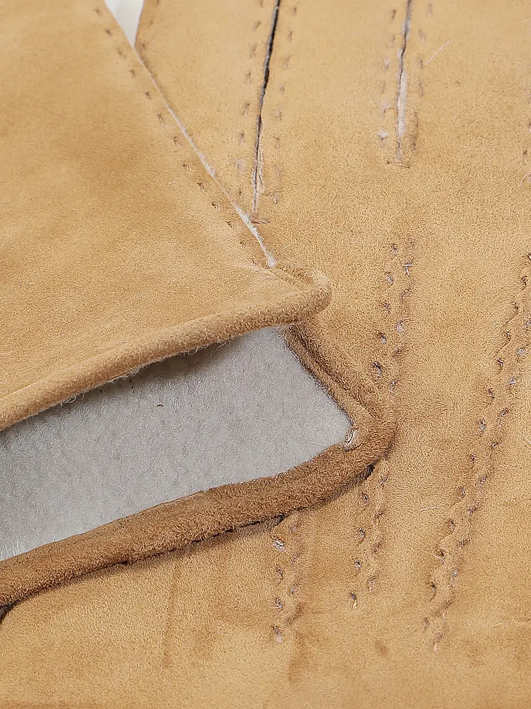 TR-HANDSCHUHE | Gants en cuir | Marron clair