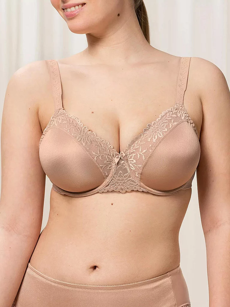 Triumph Ladyform Soft Minimizer Bra Beige 95C 6