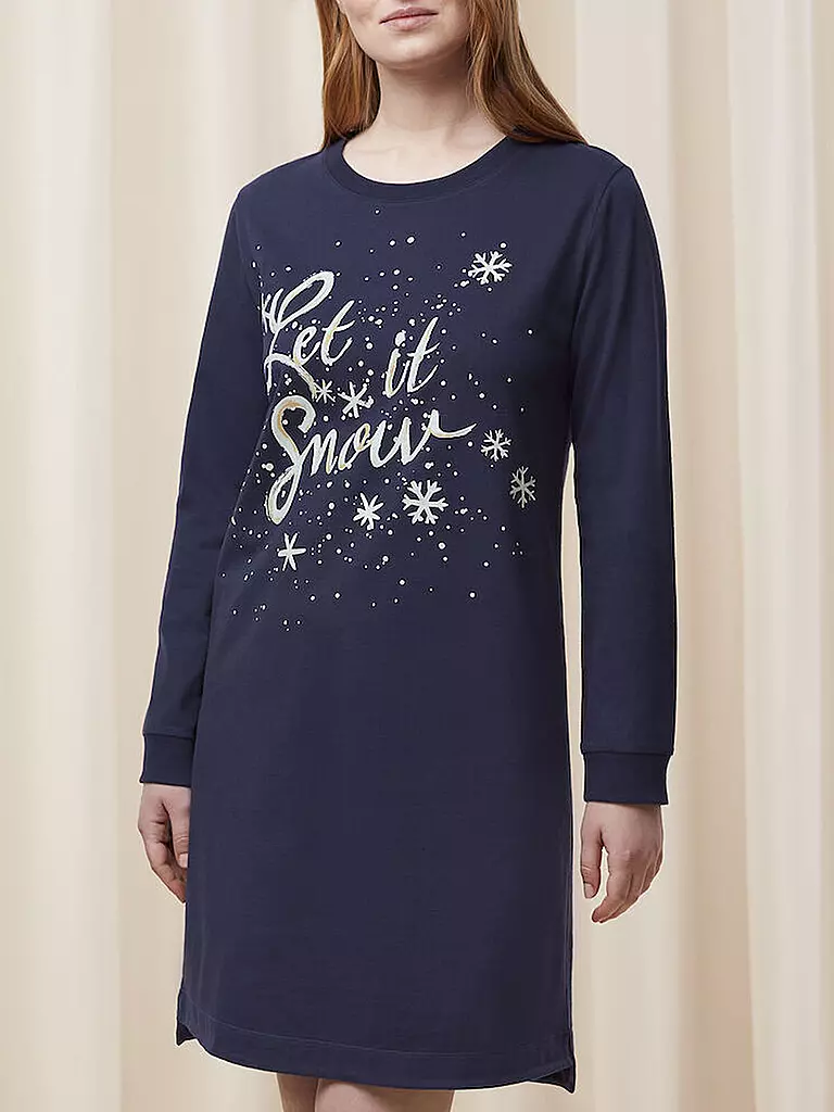 TRIUMPH | Sleepshirt - Nachthemd WINTER MOMENTS | Bleu foncé