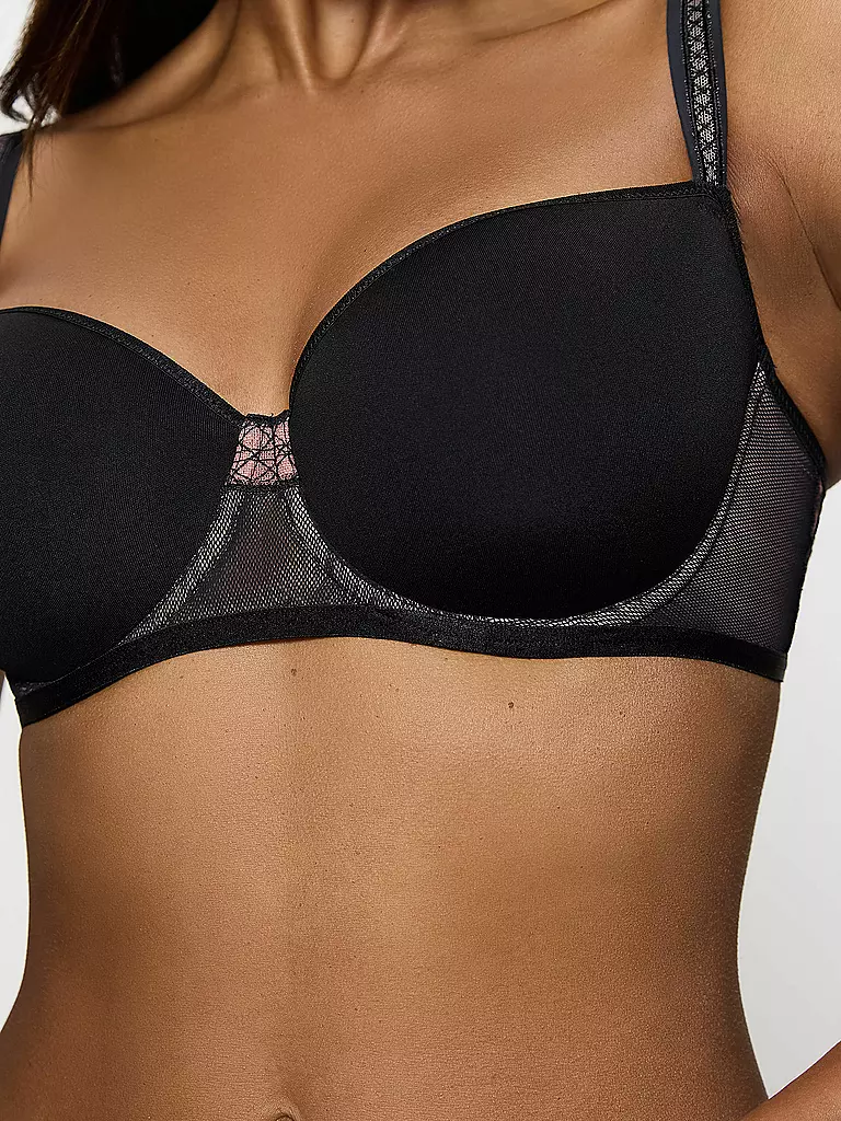 TRIUMPH | Soutien-gorge rembourré PALINA COSMIC HEARTBEAT bleu | schwarz