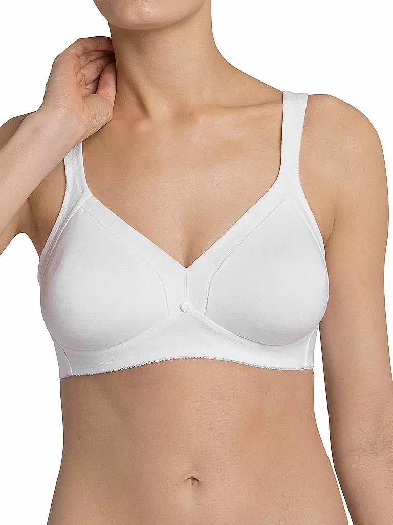 TRIUMPH | Soutien-gorge sans armatures "Cotton Sharper" (Blanc) | weiss