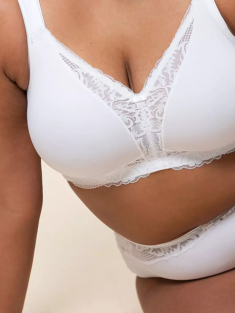 TRIUMPH | Soutien-gorge sans armatures Modern Lace blanc | 