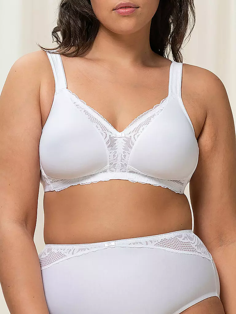 TRIUMPH | Soutien-gorge sans armatures Modern Lace blanc | 