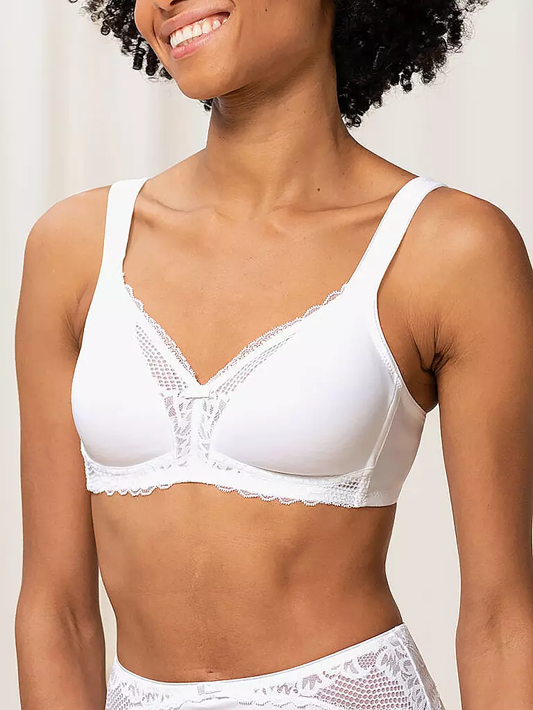 TRIUMPH | Soutien-gorge sans armatures Modern Lace blanc | 