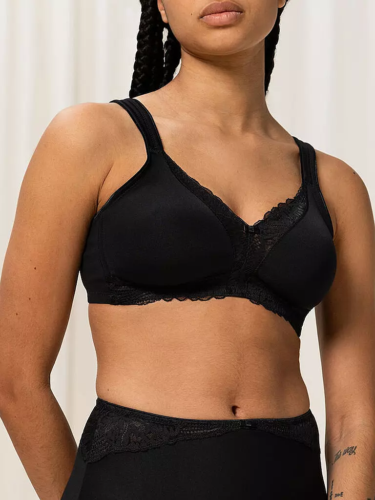 TRIUMPH | Soutien-gorge sans armatures MODERN LACE noir | schwarz