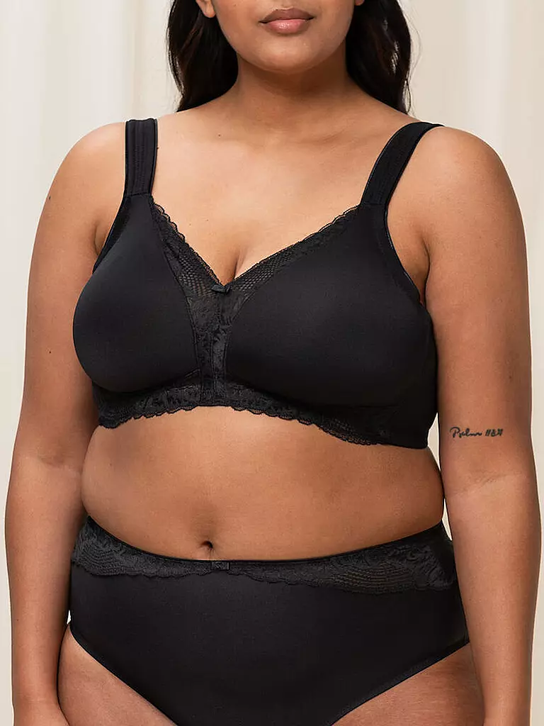 TRIUMPH | Soutien-gorge sans armatures MODERN LACE noir | schwarz