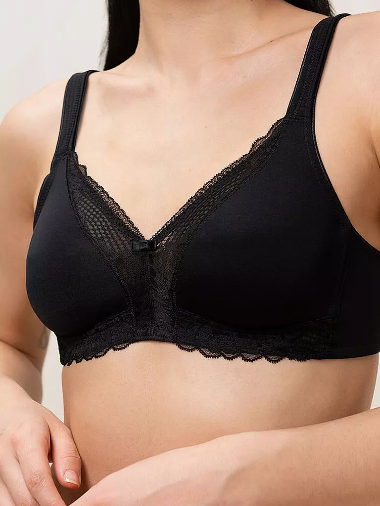TRIUMPH | Soutien-gorge sans armatures MODERN LACE noir | schwarz