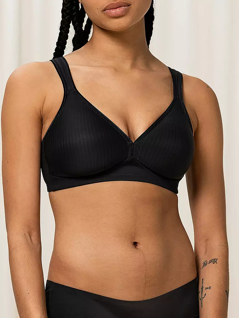 TRIUMPH | Soutien-gorge sans armatures MODERN SOFT+COTTON Noir | schwarz