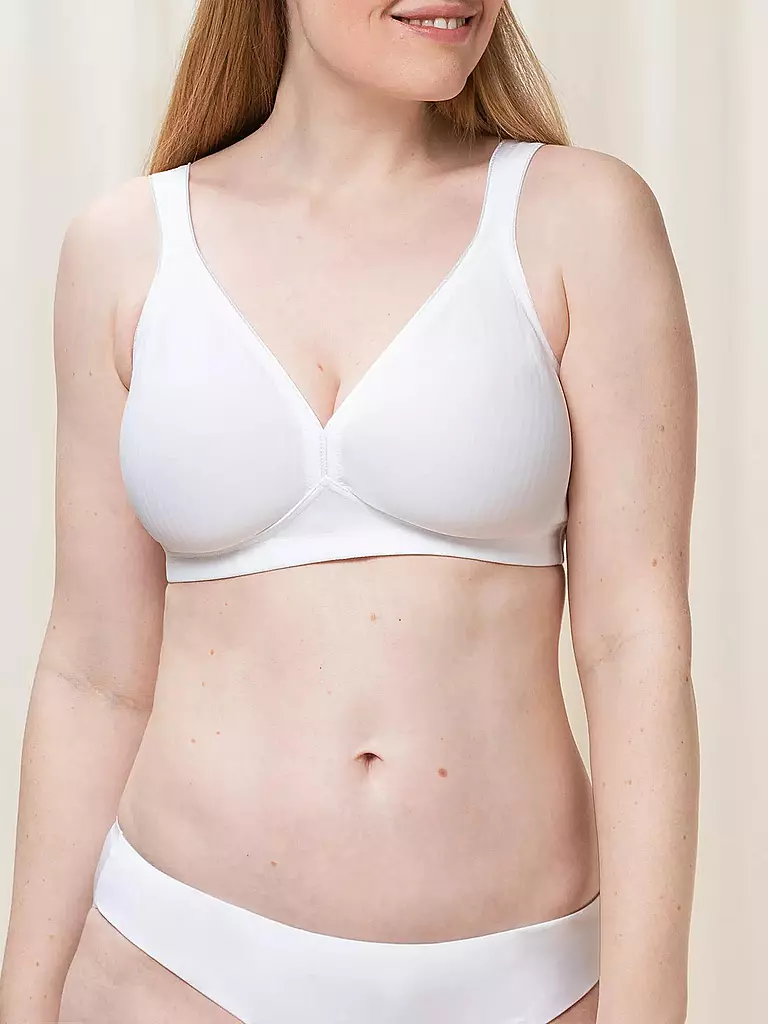 TRIUMPH | Soutien-gorge sans armatures Soft & Cotton Blanc | 