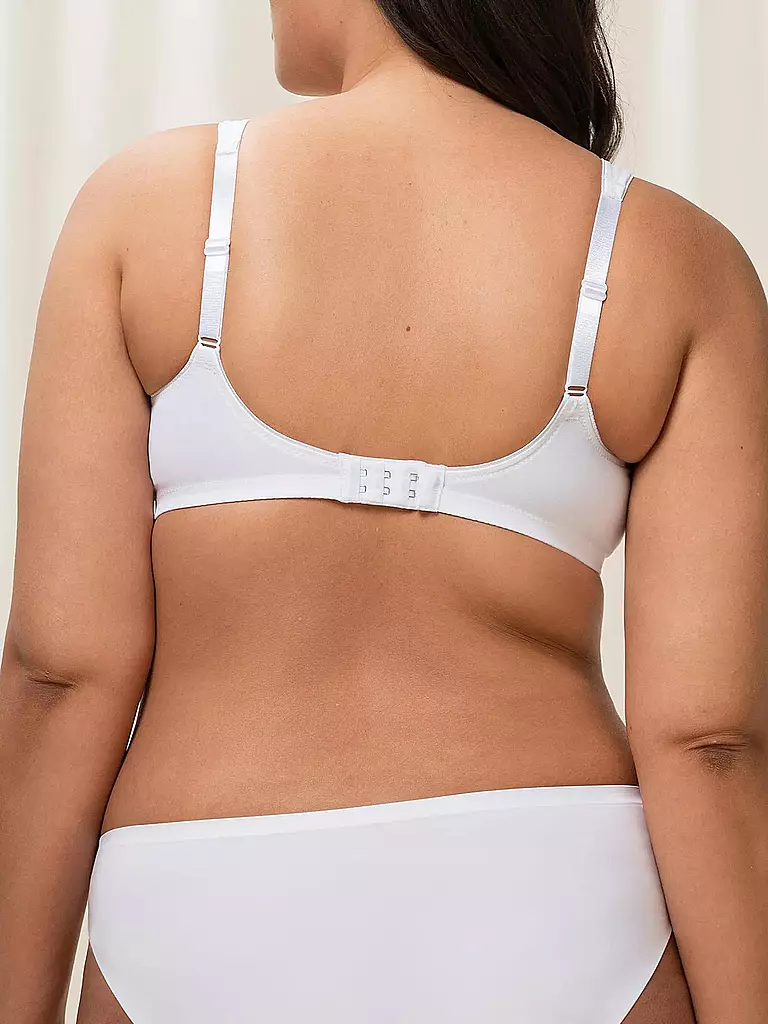 TRIUMPH | Soutien-gorge sans armatures Soft & Cotton Blanc | 