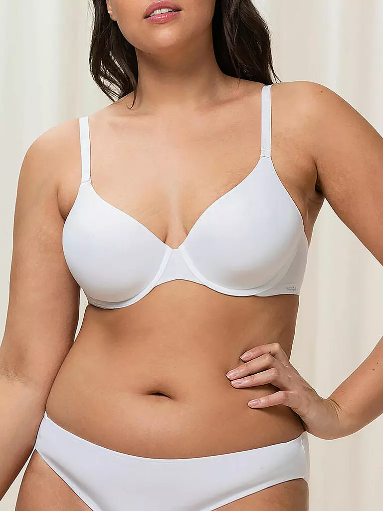 TRIUMPH | Soutien-gorge T-shirt à armatures "Body Make-Up" (Blanc) | 