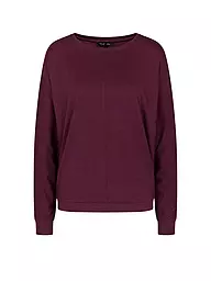 TRIUMPH | T-shirt de détente à manches longues COZY COMFORT | Rouge foncé