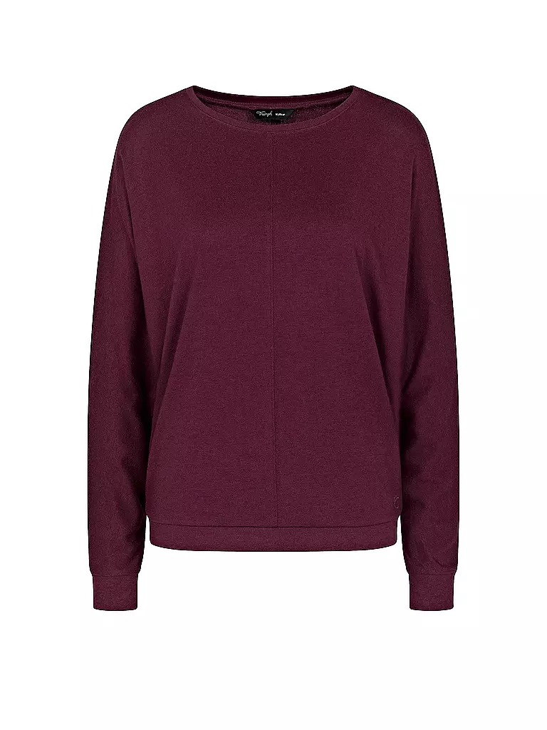 TRIUMPH | T-shirt de détente à manches longues COZY COMFORT | dunkelrot
