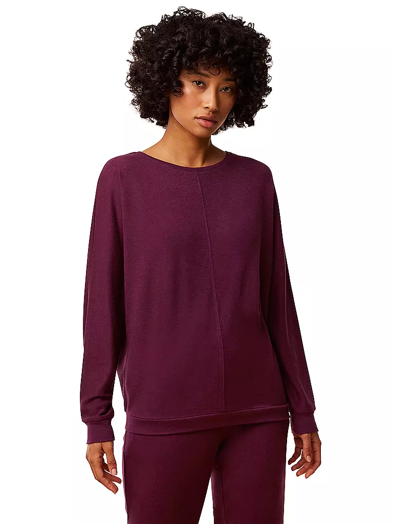 TRIUMPH | T-shirt de détente à manches longues COZY COMFORT | dunkelrot