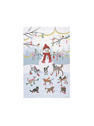 ULSTER WEAVERS | Torchon 45x75cm ANIMAUX PATINAGE SUR GLACE