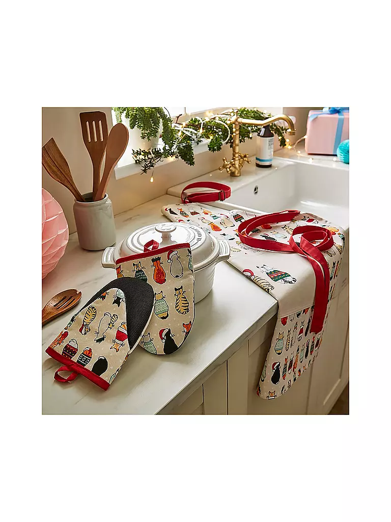 ULSTER WEAVERS | Tablier Recycled Cats in Waiting | bunt