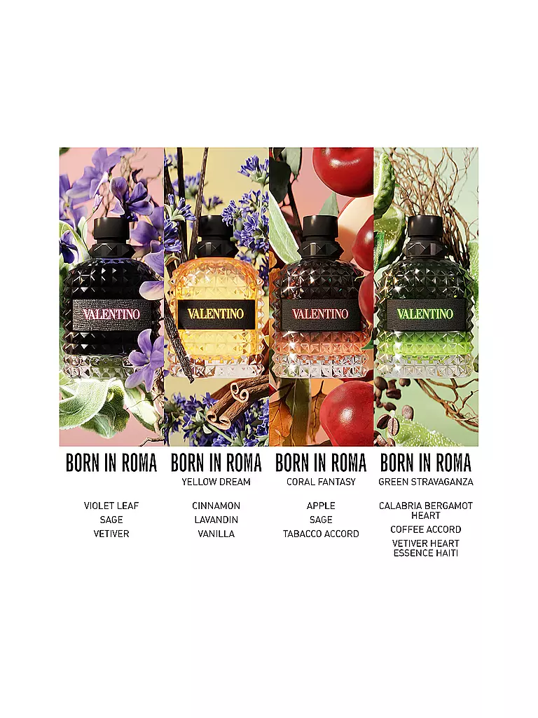 VALENTINO | Born in Roma Green Stravaganza Uomo Eau de Toilette 50ml | 