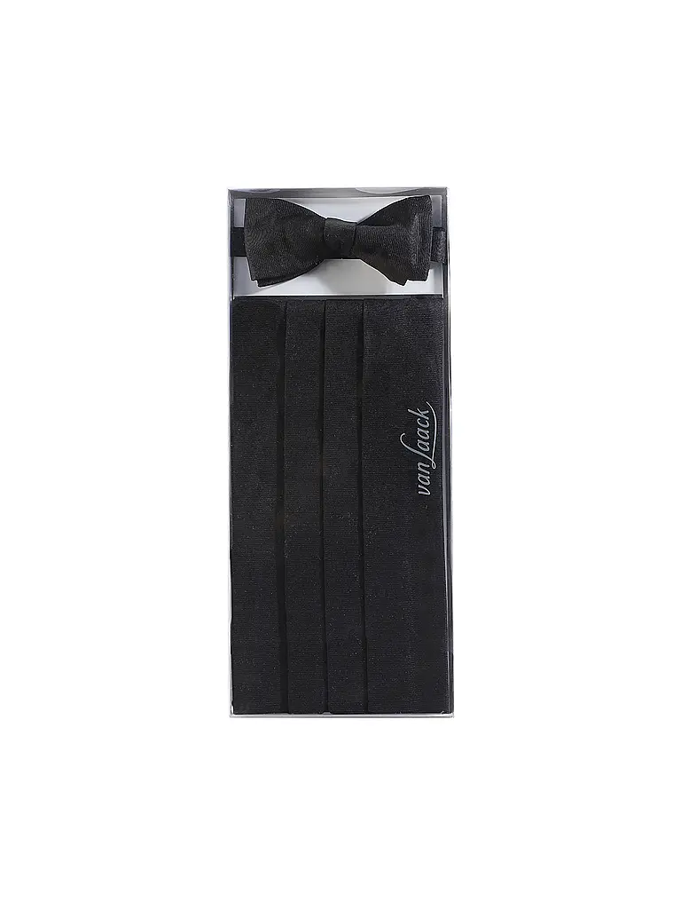 VAN LAACK | Ensemble de ceinture de smoking | Noir