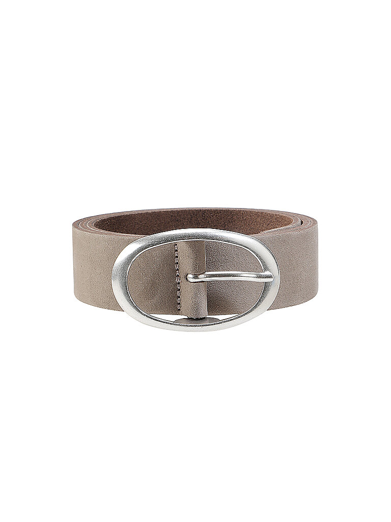 Ceinture en cuir gris clair 95