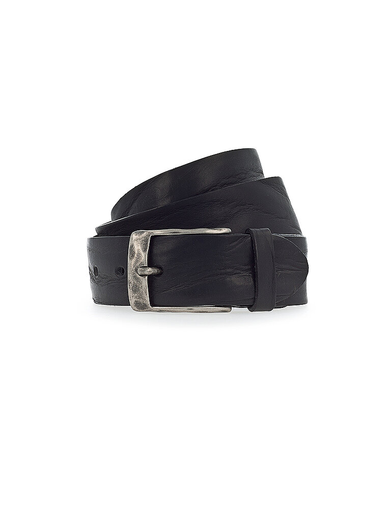 Vanzetti Ceinture en cuir noir 80